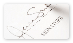 Electronic signatures