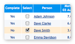 Check timesheets