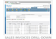 Sales Invoices Drill-down